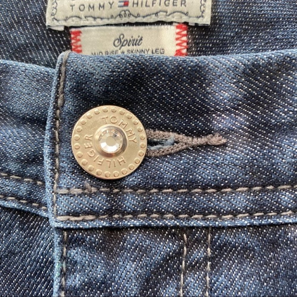 Tommy Hilfiger jeans, Spirit mid-rise skinny, with a dark wash - Picture 10 of 13